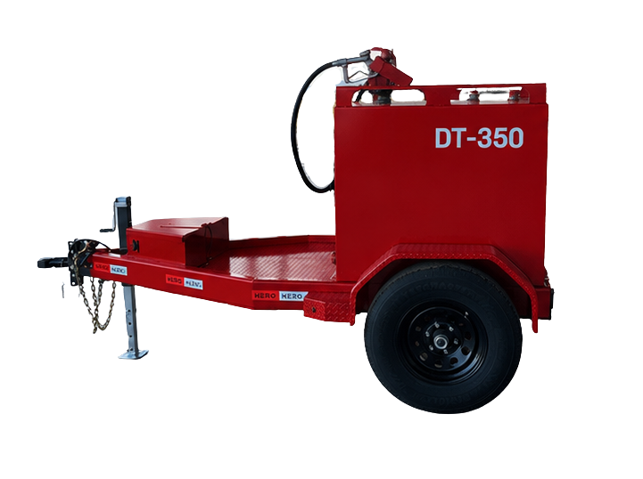Red HERO DT-350 fuel trailer